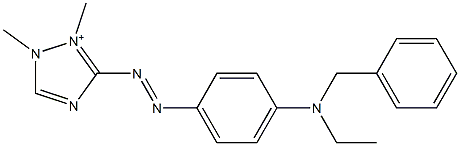 3-[[4-[Ethyl(phenylmethyl)amino]phenyl]azo]-1,2-dimethyl-1H-1,2,4-triazol-2-ium|