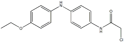 2-Chloro-4'-(4-ethoxyanilino)acetoanilide Struktur