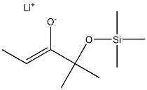 Lithium(Z)-1-(1-trimethylsilyloxy-1-methylethyl)-1-propene-1-olate 结构式