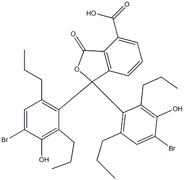  1,1-Bis(4-bromo-3-hydroxy-2,6-dipropylphenyl)-1,3-dihydro-3-oxoisobenzofuran-4-carboxylic acid
