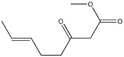 (E)-3-Oxo-6-octenoic acid methyl ester Structure