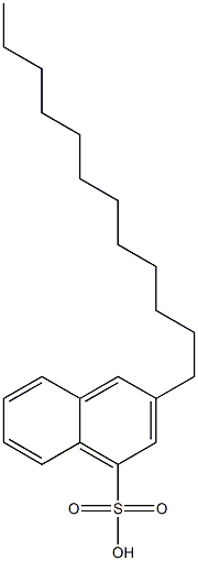 3-Dodecyl-1-naphthalenesulfonic acid Structure