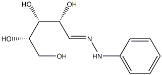 L-Ribose phenyl hydrazone,,结构式