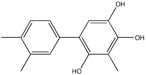 3-Methyl-5-(3,4-dimethylphenyl)benzene-1,2,4-triol