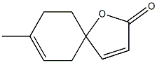 8-Methyl-1-oxaspiro[4.5]deca-3,7-dien-2-one Struktur