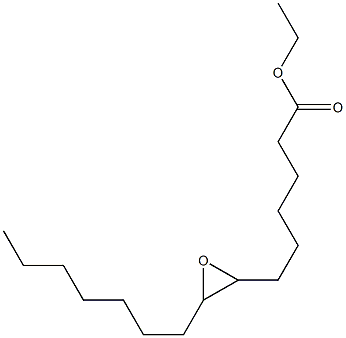 7,8-Epoxypentadecanoic acid ethyl ester,,结构式