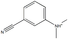 N,N-Dimethyl-3-cyanoanilinium|