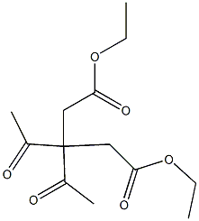 3,3-Diacetylglutaric acid diethyl ester Structure