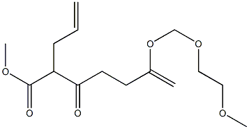  6-[(2-Methoxyethoxy)methoxy]-2-(2-propenyl)-3-oxo-6-heptenoic acid methyl ester