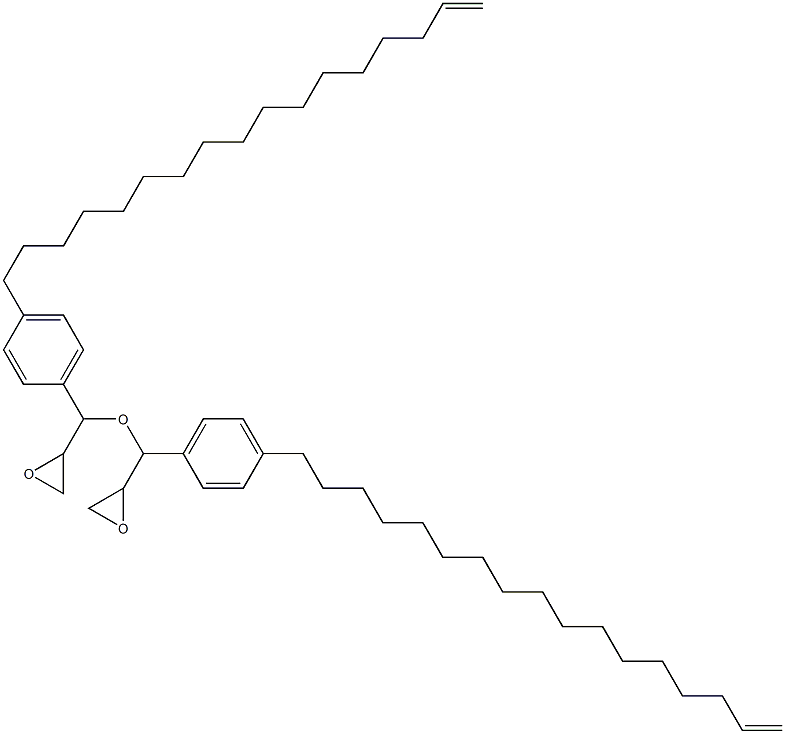 4-(16-Heptadecenyl)phenylglycidyl ether 结构式