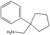 1-Phenylcyclopentanemethanamine Structure