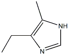 4-エチル-5-メチル-1H-イミダゾール 化学構造式
