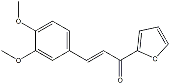 (E)-3-(3,4-Dimethoxyphenyl)-1-(2-furanyl)-2-propen-1-one