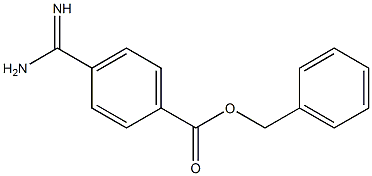 p-Amidinobenzoic acid benzyl ester 结构式