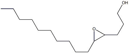 4,5-エポキシペンタデカン-1-オール 化学構造式