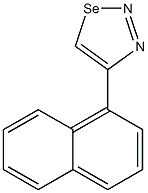 4-(1-Naphtyl)-1-selena-2,3-diazacyclopenta-2,4-diene,,结构式