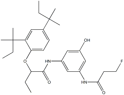 3-(3-Fluoropropionylamino)-5-[2-(2,4-di-tert-amylphenoxy)butyrylamino]phenol|