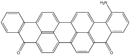 1-Aminoanthra[9,1,2-cde]benzo[rst]pentaphene-5,10-dione,,结构式