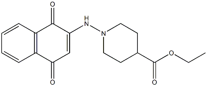  1-[(1,4-Dihydro-1,4-dioxonaphthalen)-2-ylamino]piperidine-4-carboxylic acid ethyl ester