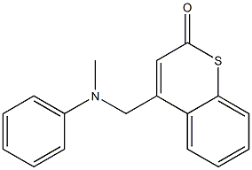 4-[(Methylphenylamino)methyl]-2H-1-benzothiopyran-2-one