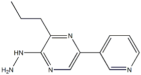 3-Propyl-5-(3-pyridinyl)-2-hydrazinopyrazine