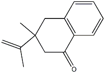 3-Methyl-3-(1-methylethenyl)-3,4-dihydronaphthalen-1(2H)-one,,结构式