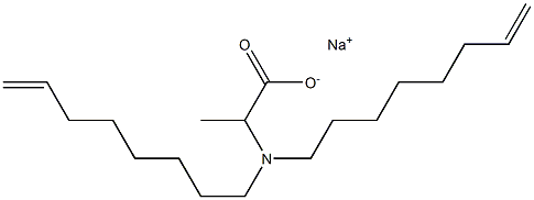 2-[Di(7-octenyl)amino]propanoic acid sodium salt