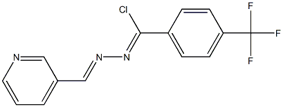 3-Pyridinecarbaldehyde [chloro(4-trifluoromethylphenyl)methylene]hydrazone