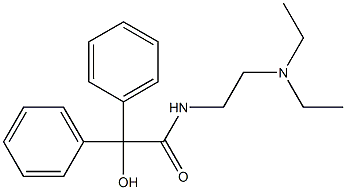 N-[2-(ジエチルアミノ)エチル]ベンジルアミド 化学構造式