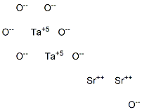 Distrontium ditanthalum heptaoxide Struktur