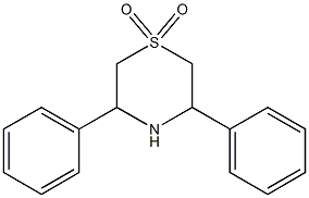 3,5-Diphenyltetrahydro-2H-1,4-thiazine 1,1-dioxide|