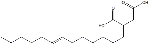2-(7-Tridecenyl)succinic acid 结构式