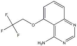 5-(2,2,2-Trifluoroethoxy)quinazolin-4-amine Structure