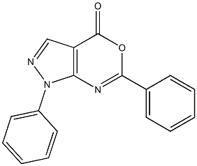 1-Phenyl-6-(phenyl)pyrazolo[3,4-d][1,3]oxazin-4(1H)-one