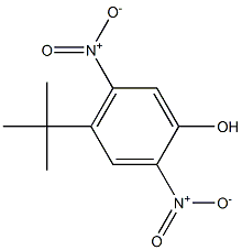 4-tert-Butyl-2,5-dinitrophenol Struktur
