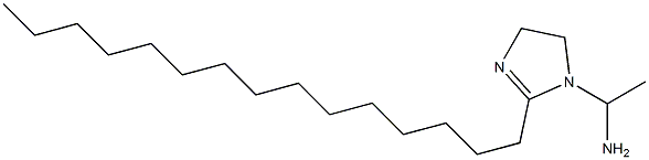 1-(1-Aminoethyl)-2-pentadecyl-2-imidazoline Structure