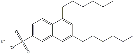  5,7-Dihexyl-2-naphthalenesulfonic acid potassium salt