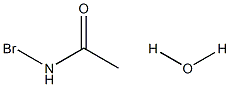 N-ブロモアセトアミド·水和物 化学構造式