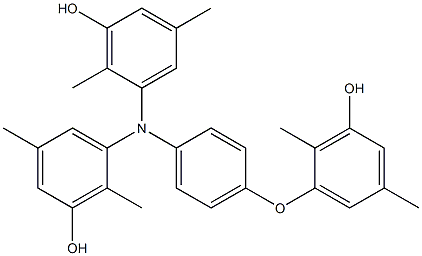 N,N-Bis(3-hydroxy-2,5-dimethylphenyl)-4-(3-hydroxy-2,5-dimethylphenoxy)benzenamine