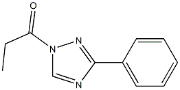 1-Propionyl-3-phenyl-1H-1,2,4-triazole 结构式