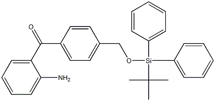 2'-Amino-4-[(tert-butyldiphenylsilyloxy)methyl]benzophenone Structure