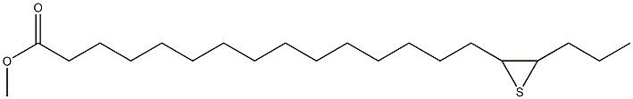 16,17-Epithioicosanoic acid methyl ester Structure