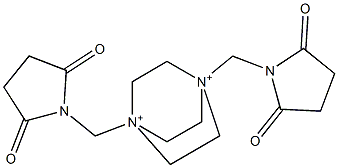  1,4-Bis[(2,5-dioxopyrrolidin-1-yl)methyl]-1,4-diazoniabicyclo[2.2.2]octane