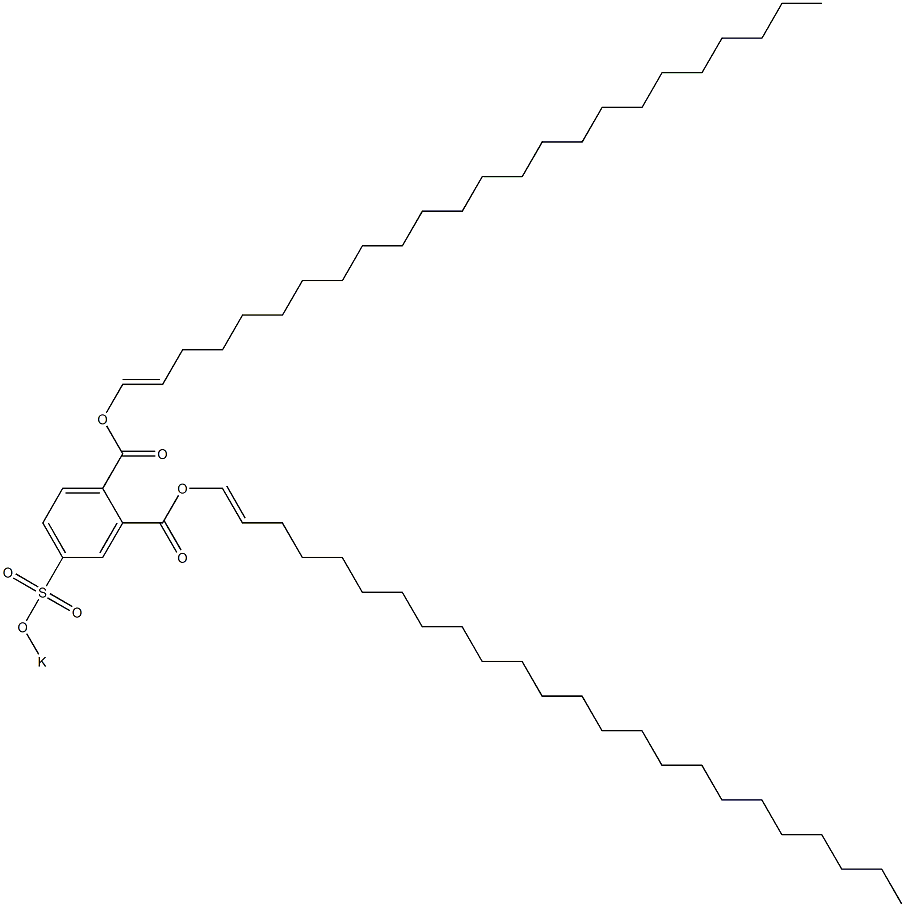  4-(Potassiosulfo)phthalic acid di(1-tetracosenyl) ester