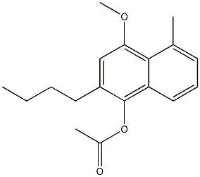 1-Acetoxy-2-butyl-4-methoxy-5-methylnaphthalene|