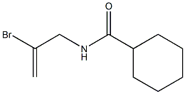 N-(2-Bromoallyl)cyclohexanecarboxamide Structure