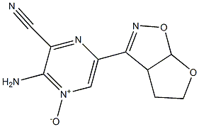 2-Amino-5-[(3a,4,5,6a-tetrahydrofuro[3,2-d]isoxazol)-3-yl]pyrazine-3-carbonitrile 1-oxide