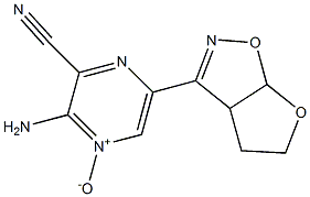  2-Amino-5-[(3a,4,5,6a-tetrahydrofuro[3,2-d]isoxazol)-3-yl]pyrazine-3-carbonitrile 1-oxide