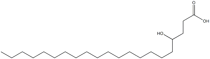 4-Hydroxyhenicosanoic acid Structure