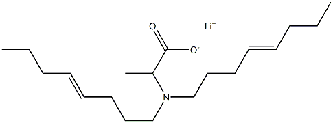 2-[Di(4-octenyl)amino]propanoic acid lithium salt